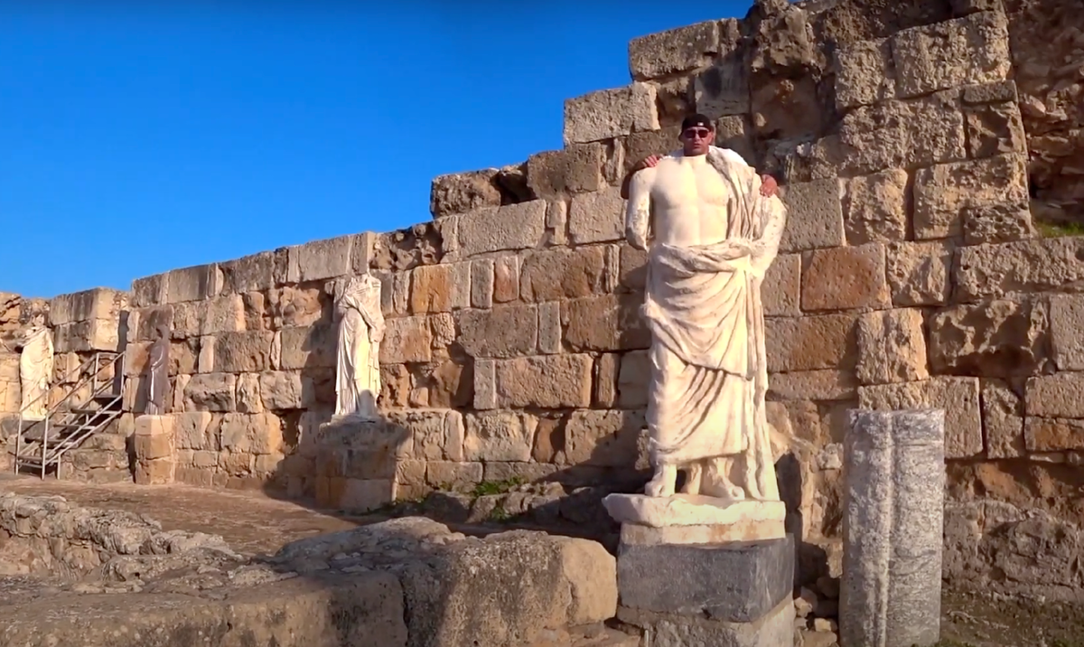 Северный кипр Старый город Саламис Шорохи на Кипре