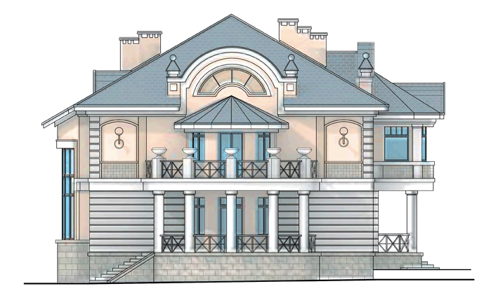 Проект дома в стиле барокко