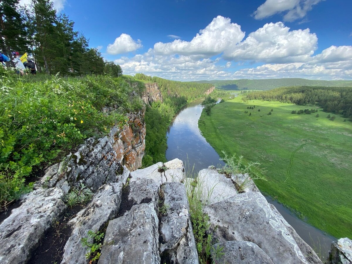 Река Юрюзань в Башкирии
