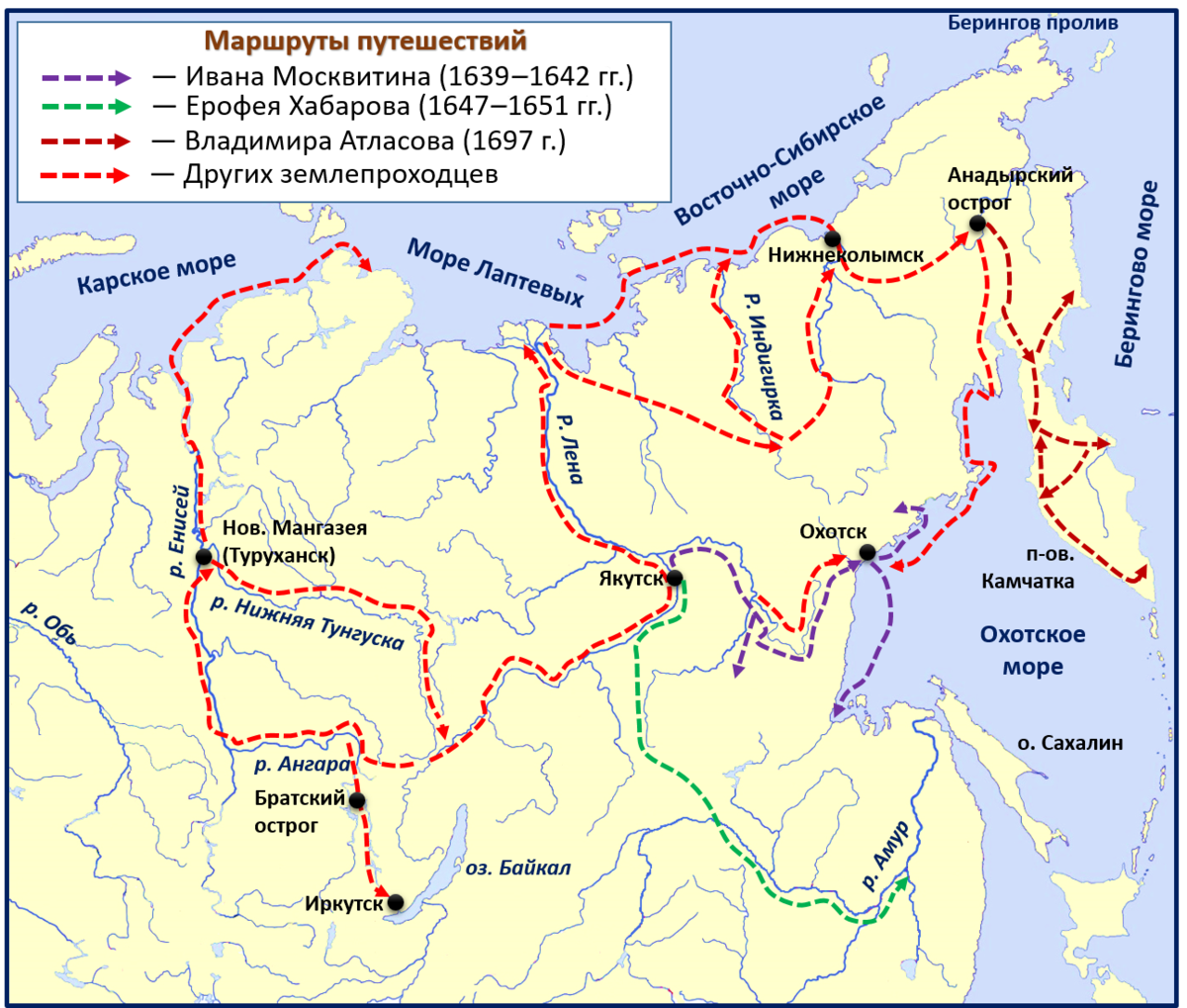 Экспедиция Москвитина 1639. Маршрут путешествия Ивана Москвитина. Маршрут экспедиции Ивана Москвитина.