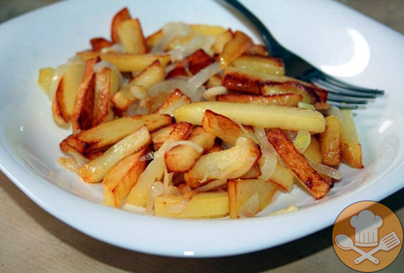 Приготовление жареной картошки