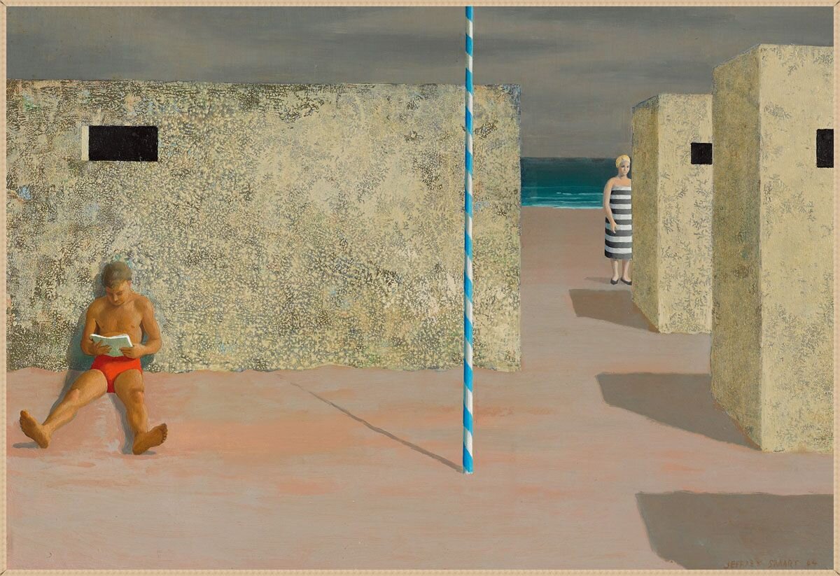 © Джеффри Смарт (Jeffrey Smart). На пляже. 