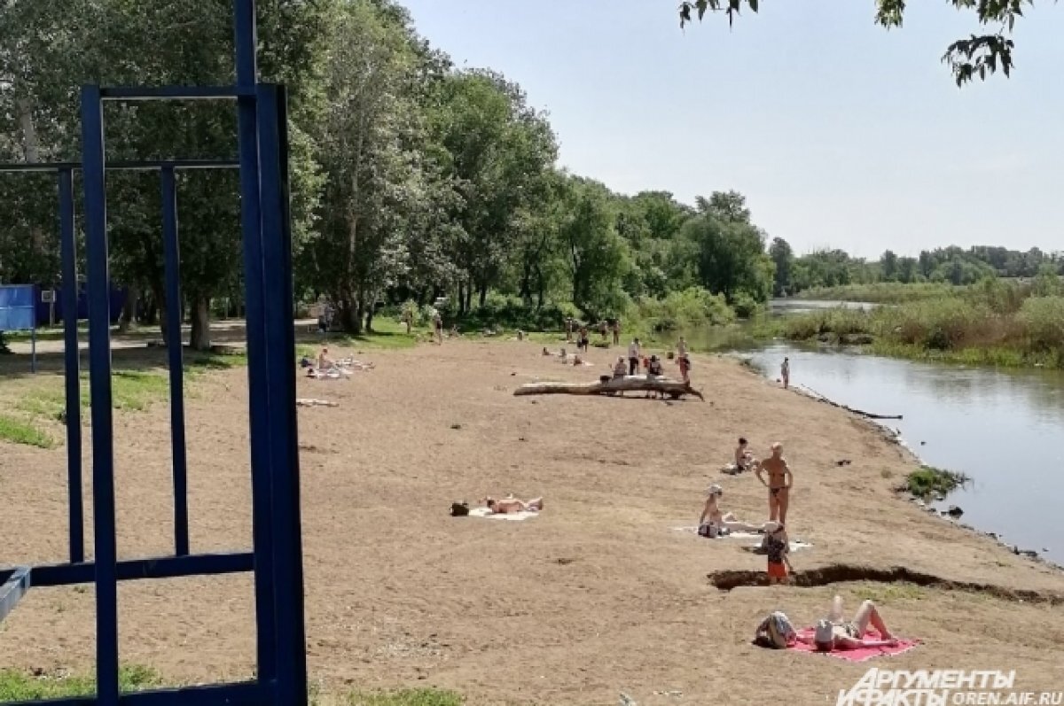    Набережная Урала в Оренбурге.