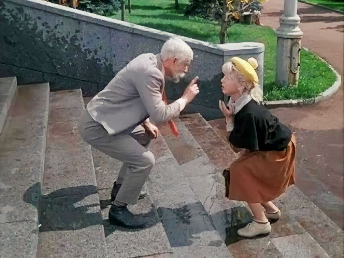 Кадр из фильма «Сказка о потерянном времени», 1964 год, режиссер Александр Птушко