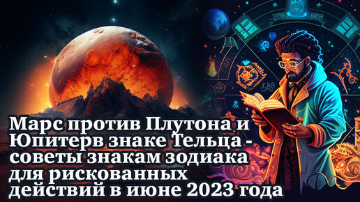 Марс против Плутона и Юпитер в знаке Тельца - советы знакам зодиака для рискованных действий в июне 2023 года