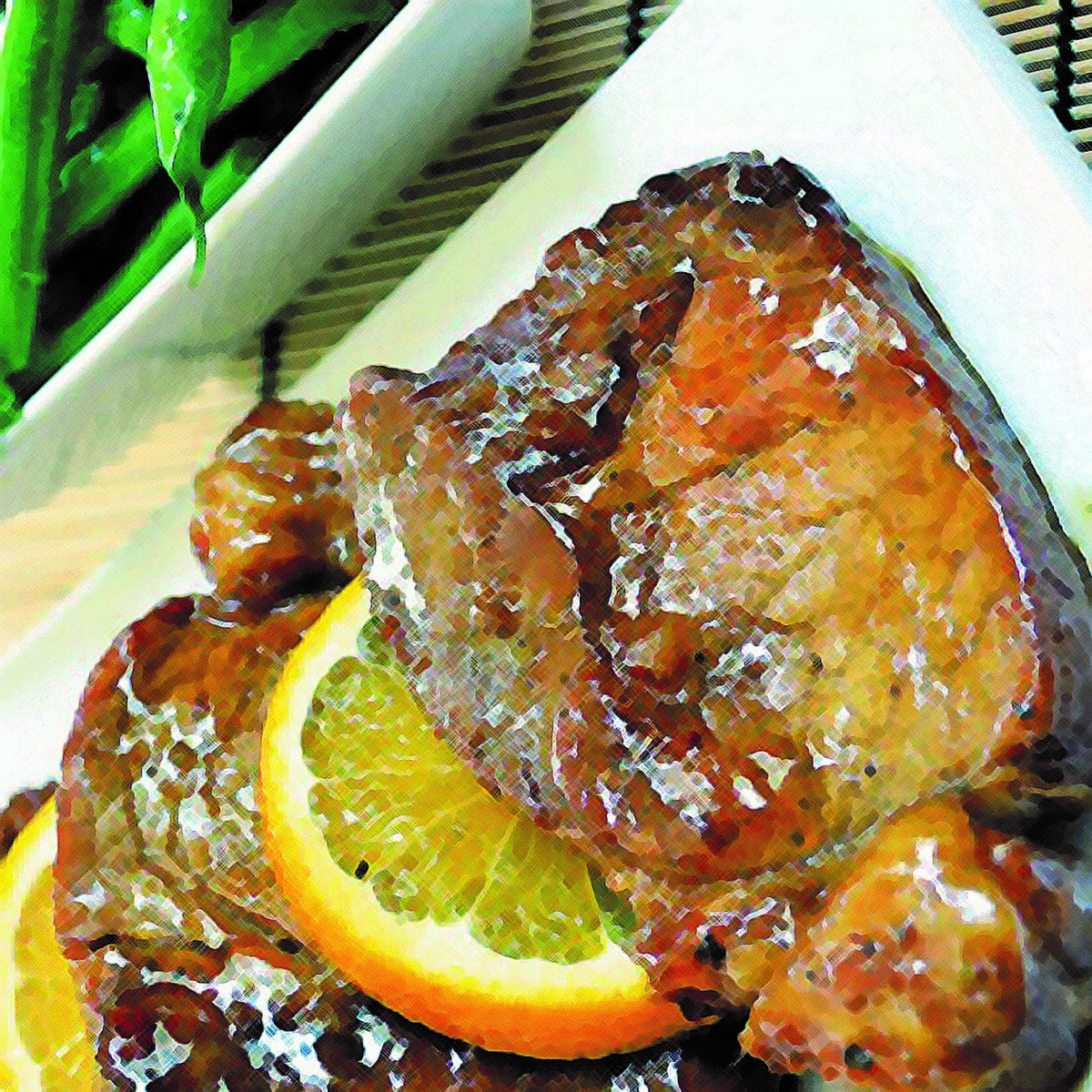 Художественное изображение готового блюда