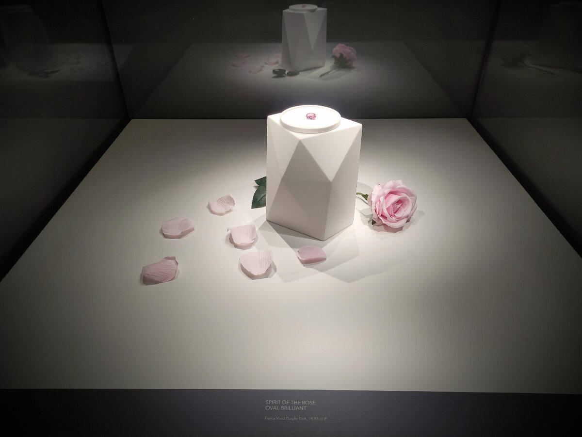 Spirit of the rose, 14.83 ct, бриллиант овальной формы уникального цвета. Фото принадлежит автору канала, © Яна Левашова 