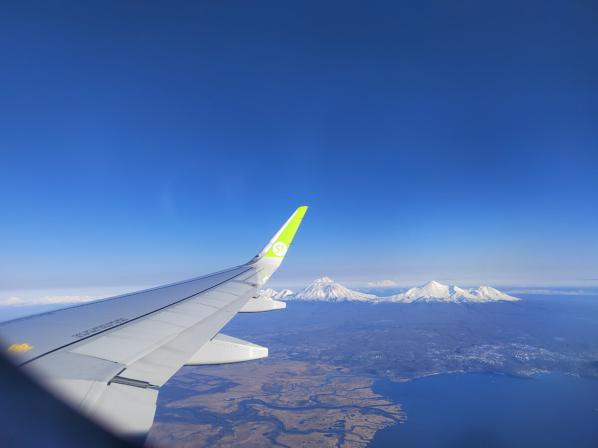 Камчатка с птичьего полета.