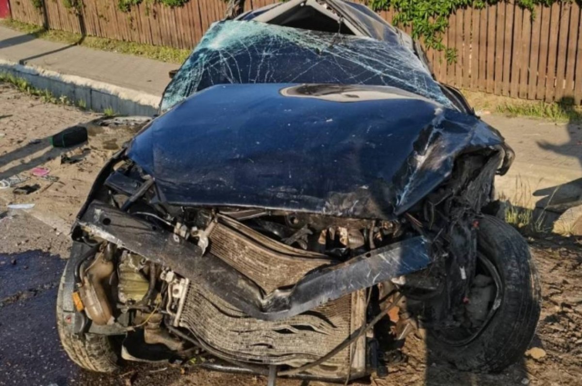    В Нелидово на камеру попал автомобиль за мгновение до смертельного ДТП