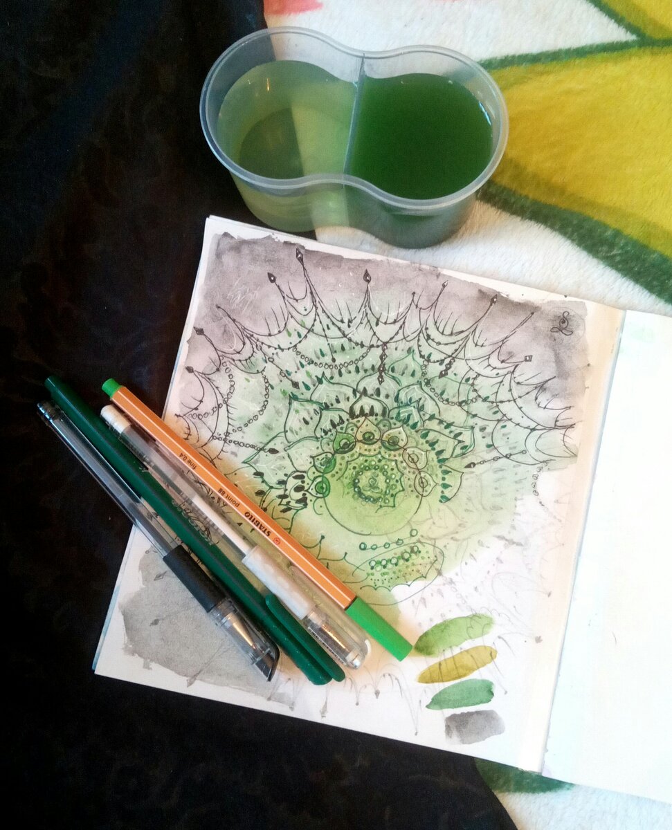 Эскиз мандалы