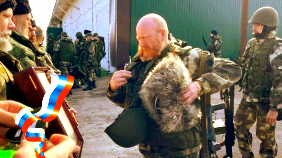 Владимир Туранов со своими бойцами