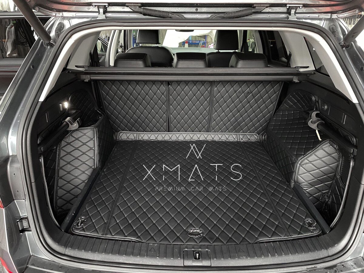 3D коврики из экокожи на Skoda Kodiaq