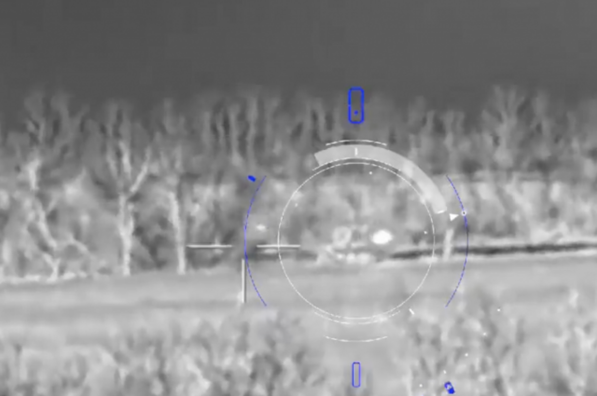    Военкоры показали кадры уничтожения необычного «ган-трака» ВСУ