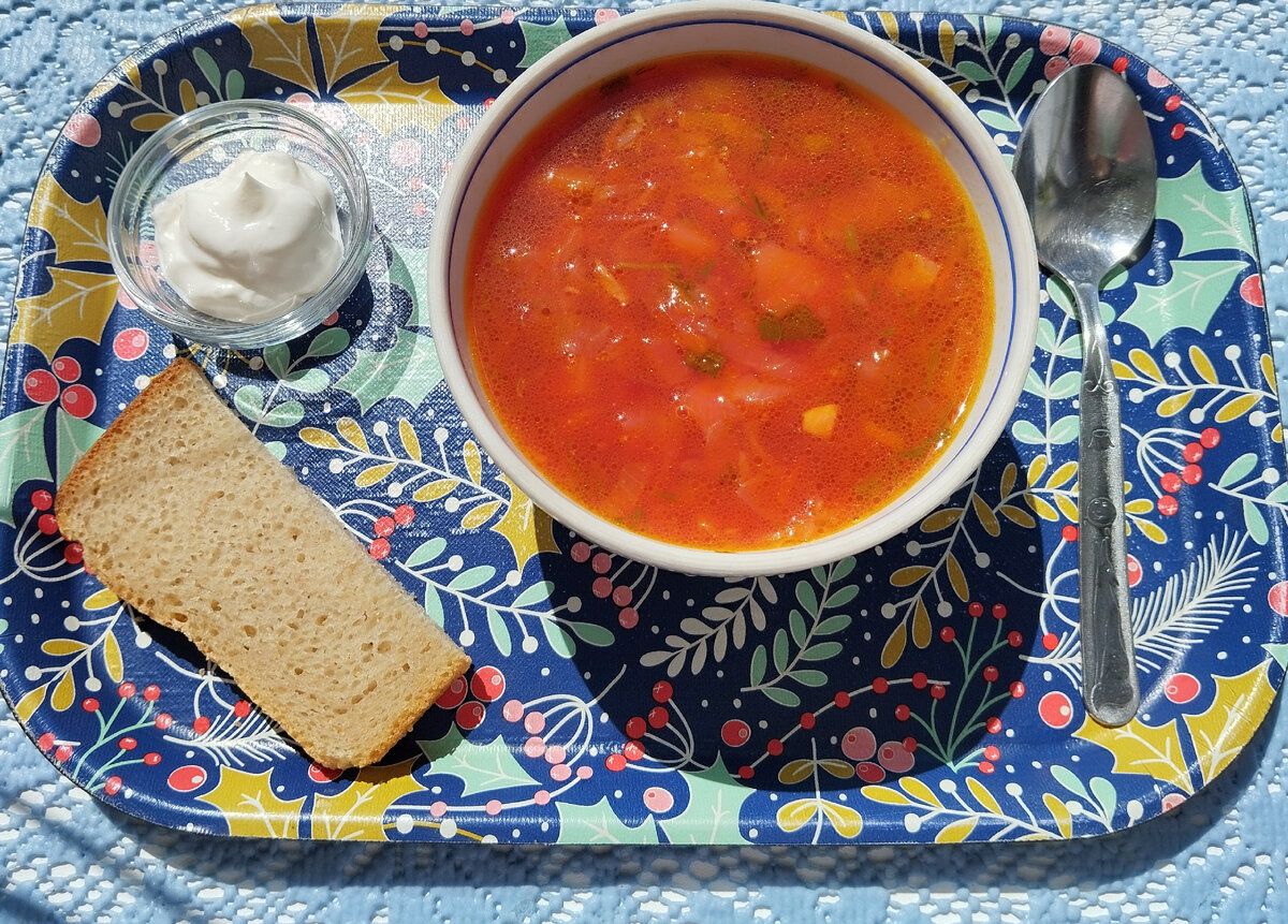 Борщ в моем приготовлении