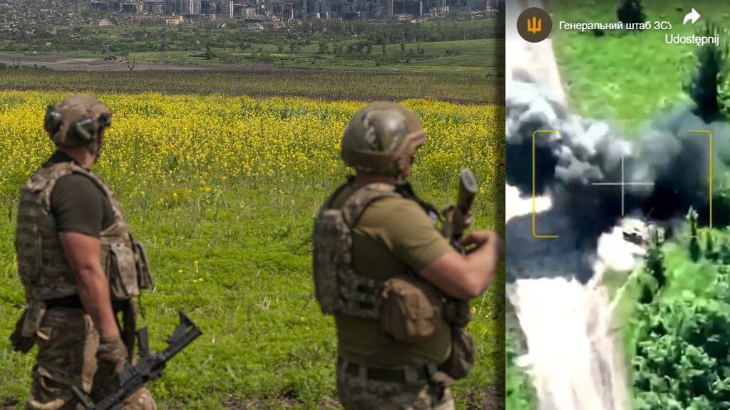 Укрнацисты предприняли целенаправленные действия против Вооруженных сил России - фото Ирина Рыбакова / AP / Facebook - Генеральный штаб Вооруженных сил Украины (скриншот).