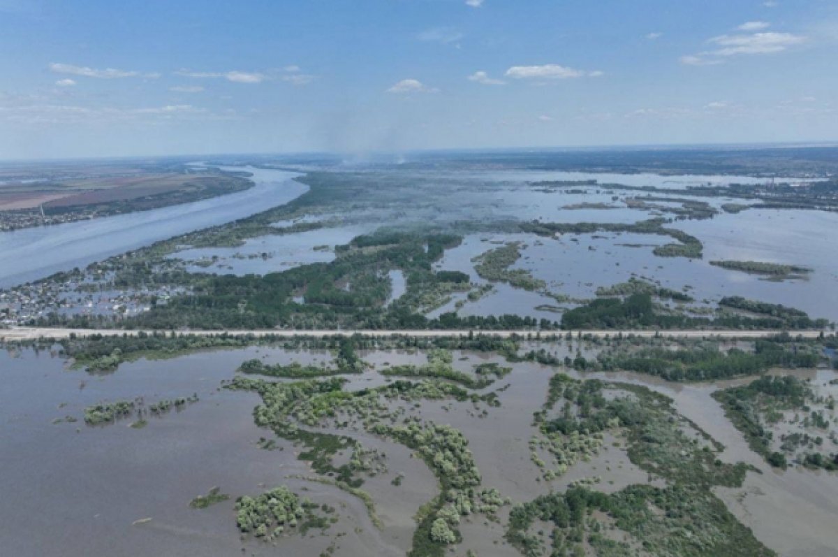    Каховское водохранилище вернется на русловые отметки к 19 июня