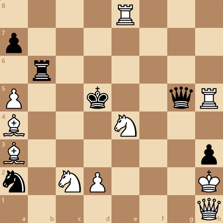 Белые дают мат в 1 ход