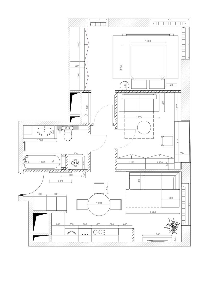 После перепланировки