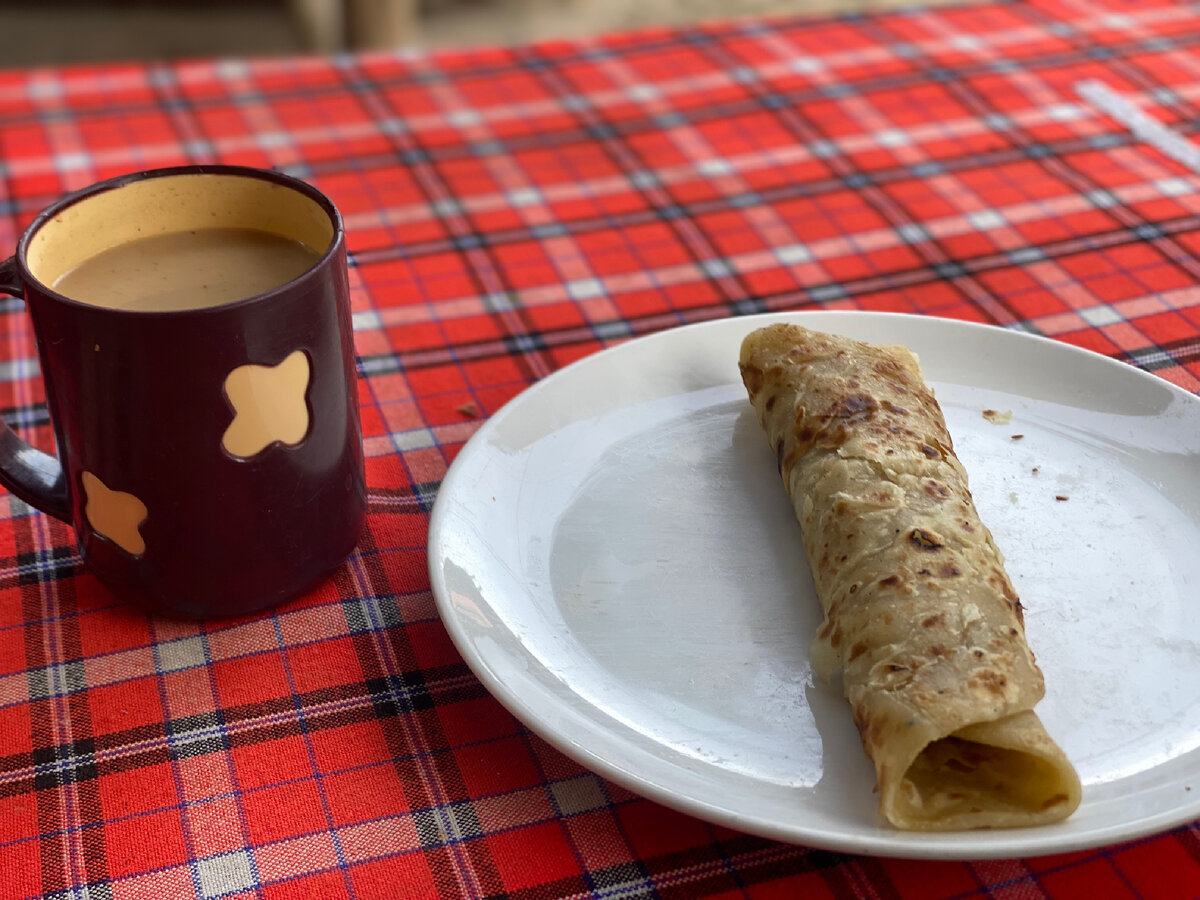 Сосиски завёрнутые в Чапати 