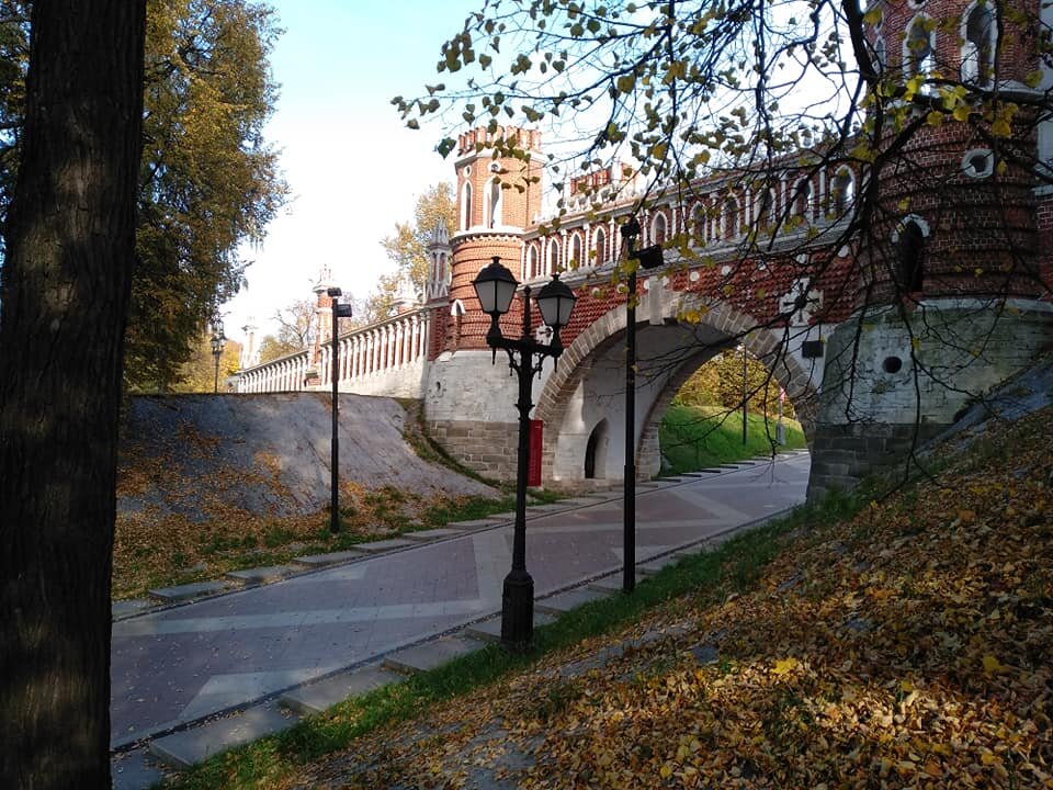 Входной фигурный мост. Фото автора.