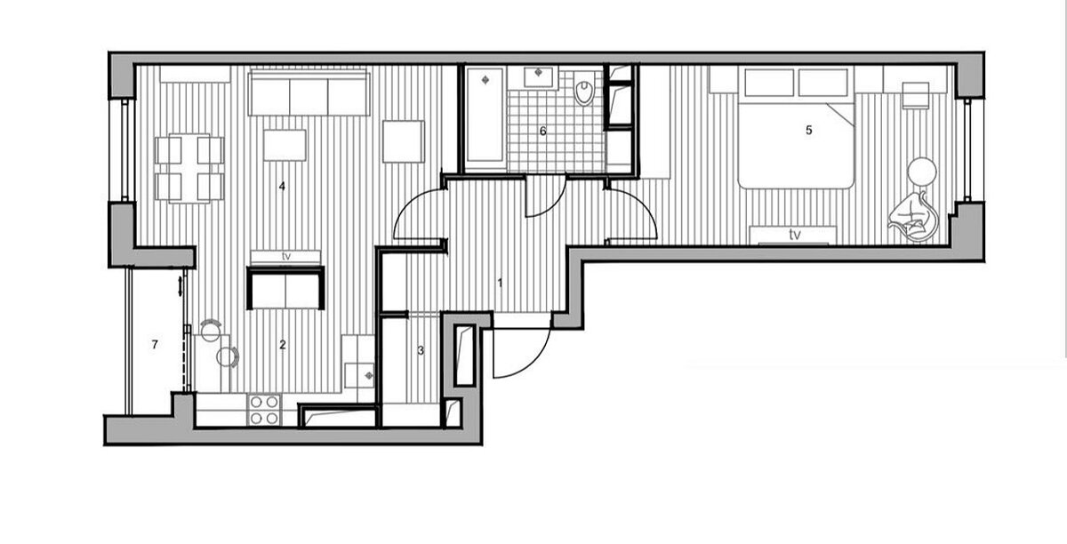 После перепланировки