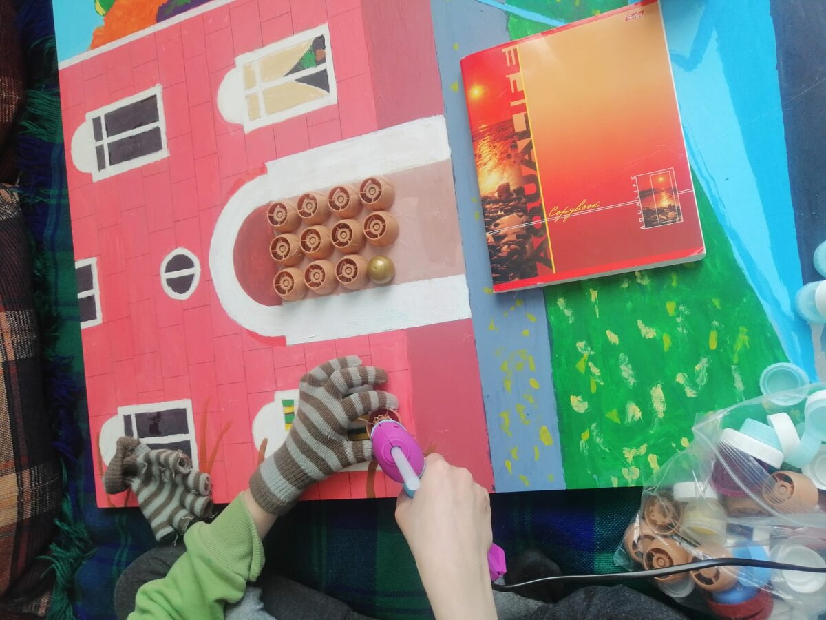 Процесс создания картины. 