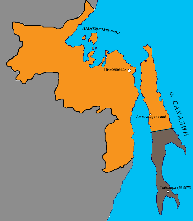 Территория Сахалинской области в 1914—1920 годах