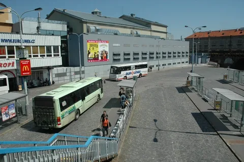 Автовокзал "Florenc" в Праге.