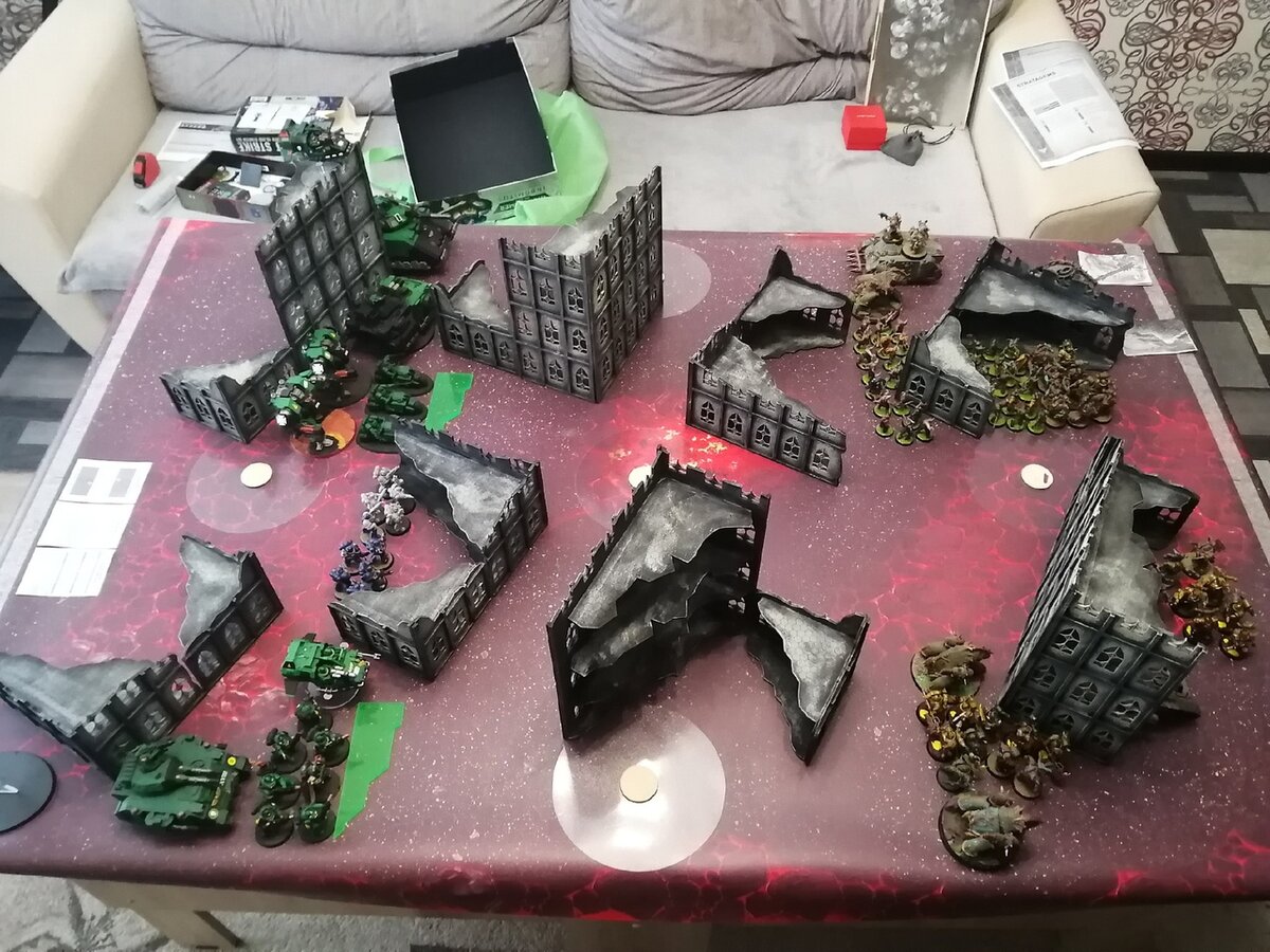 Начало боя, первый ход у меня