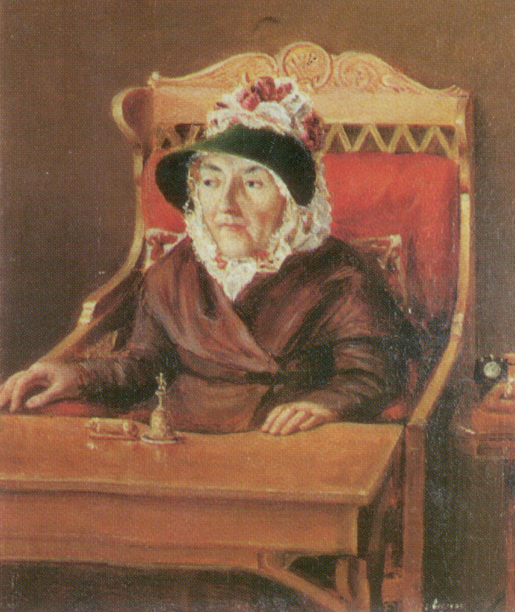 Екатерина Александровна Архарова, ур. Римская-Корсакова (1755-1836), кавалерственнпя дама, вторая жена генерала И. П. Архарова (худож. А. А. Василевский)
