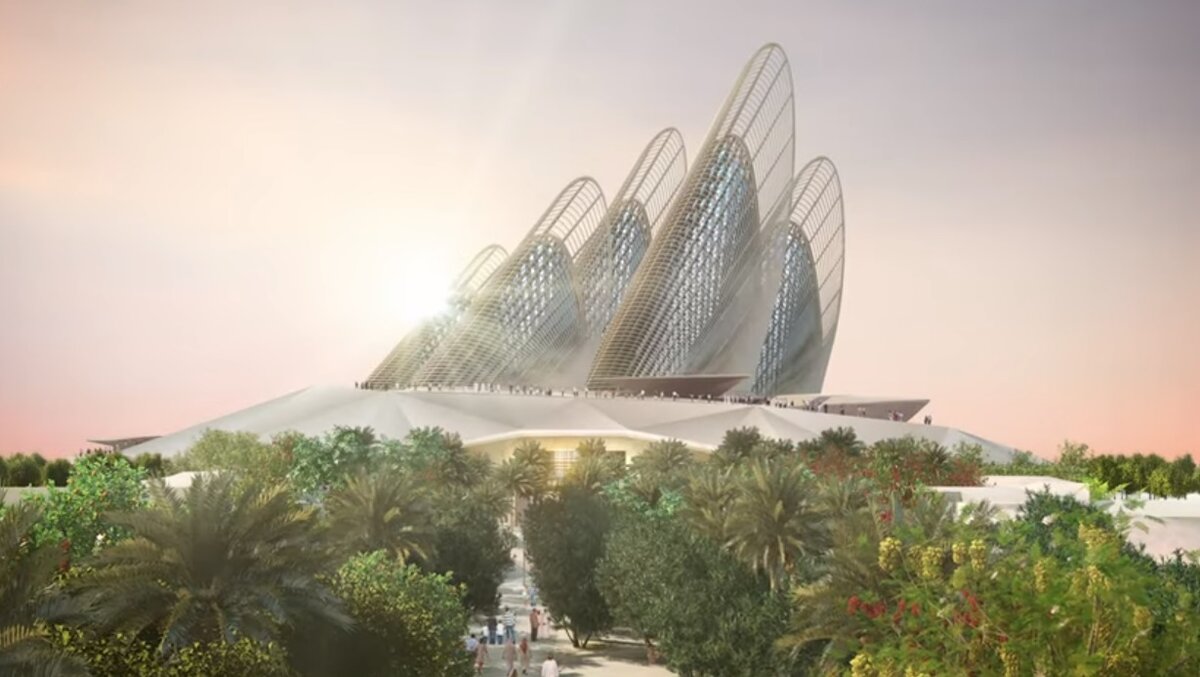 The Zayed National Museum in Abu Dhabi