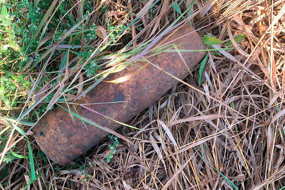 80 мм арт. снаряд, хутор Ленина, Краснодар