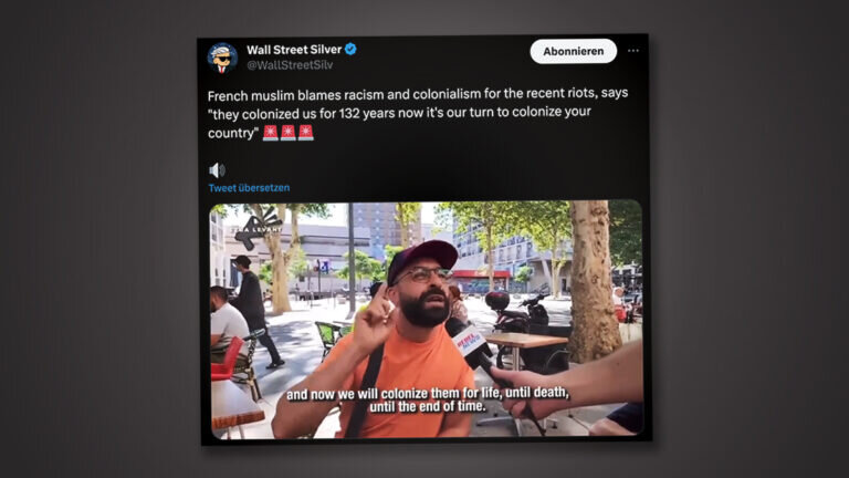 Bild: Screenshot Twitter / twitter.com/WallStreetSilv/status/1677271316615909376