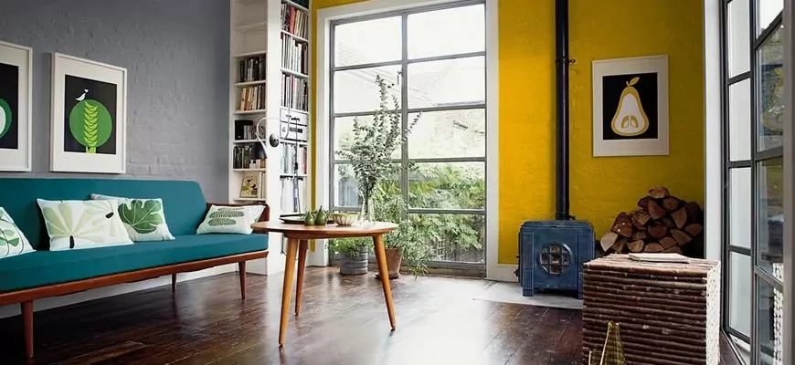 Вариант оформления стен