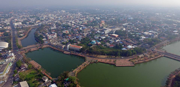 Вид на город