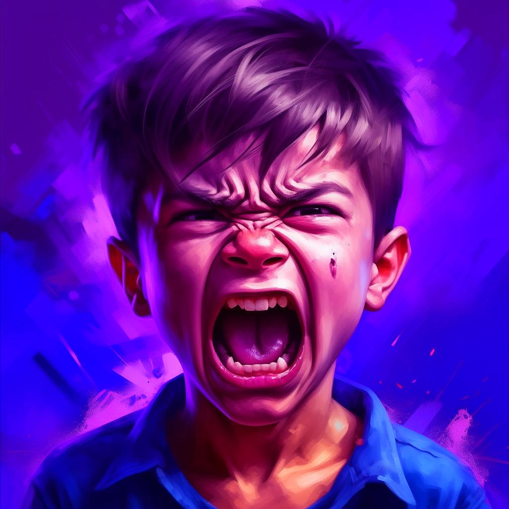 Тяжёлый эмоциональный "коктейль" из агрессии, рассеянного внимания и запущенного развития.