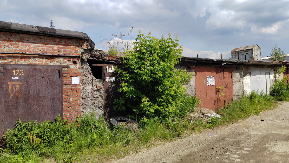 Фото заброшенных гаражей