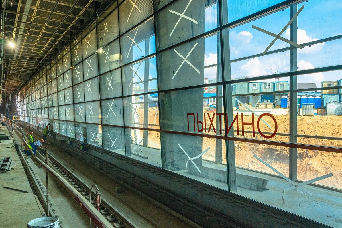 Всего несколько месяцев остается до открытия участка продления Солнцевой линии московского метро от «Рассказовки» до «Аэропорта Внуково».-14-3