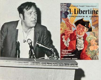 Джин Шепард и обложка романа «Я – Распутник»