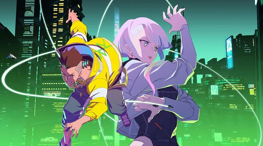 Обложка самого аниме Cyberpunk: Edgerunners
