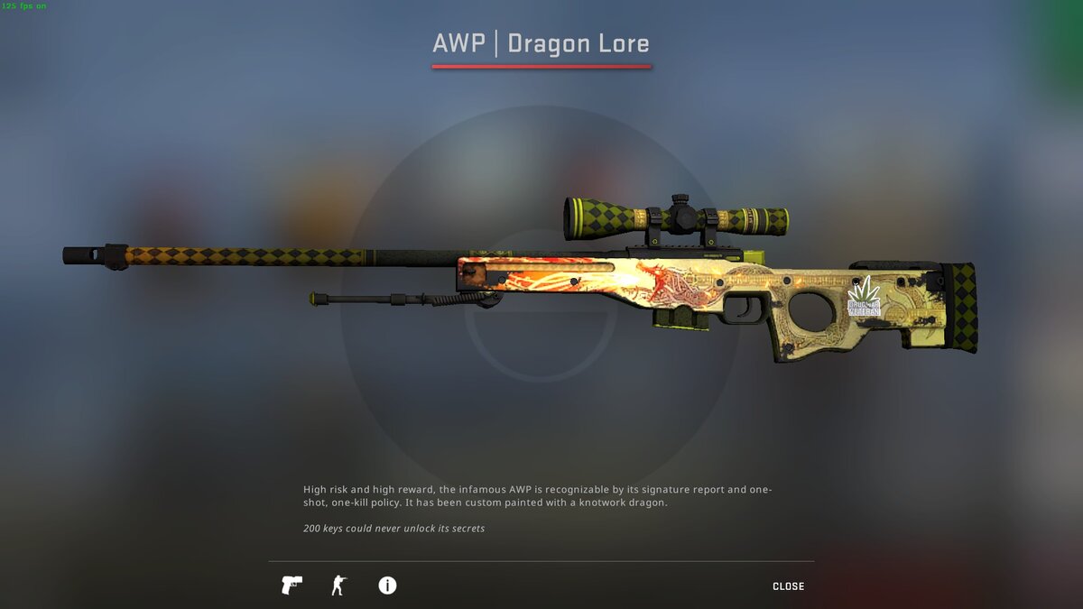AWP | Dragon Lore — один из самых дорогих скинов в CS GO