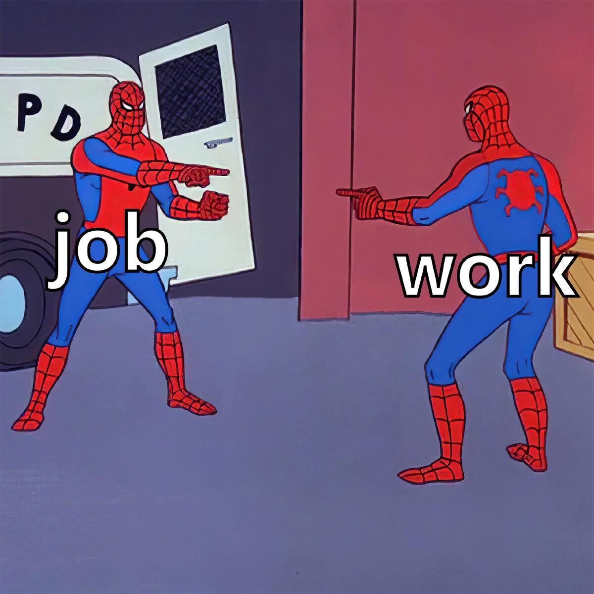 Те самые Job и Work каждый раз, когда сы говорим о работе