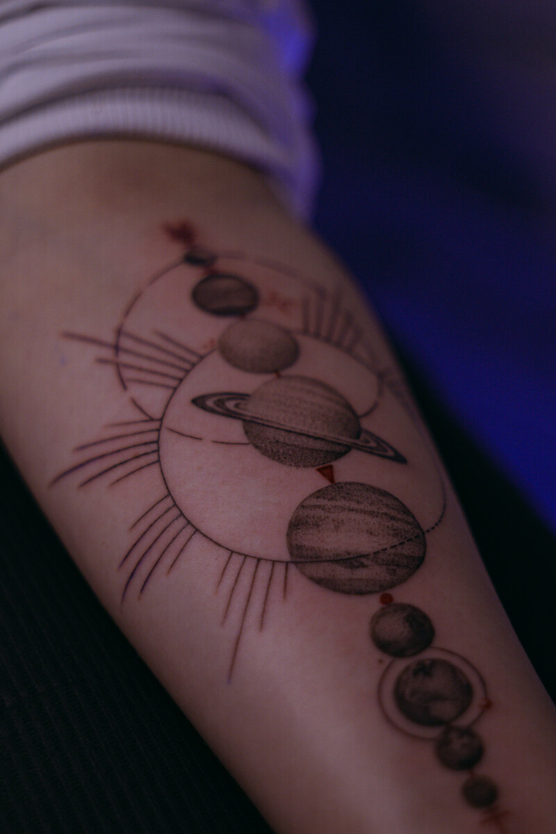 Работа мастера студии NoRules Tattoo