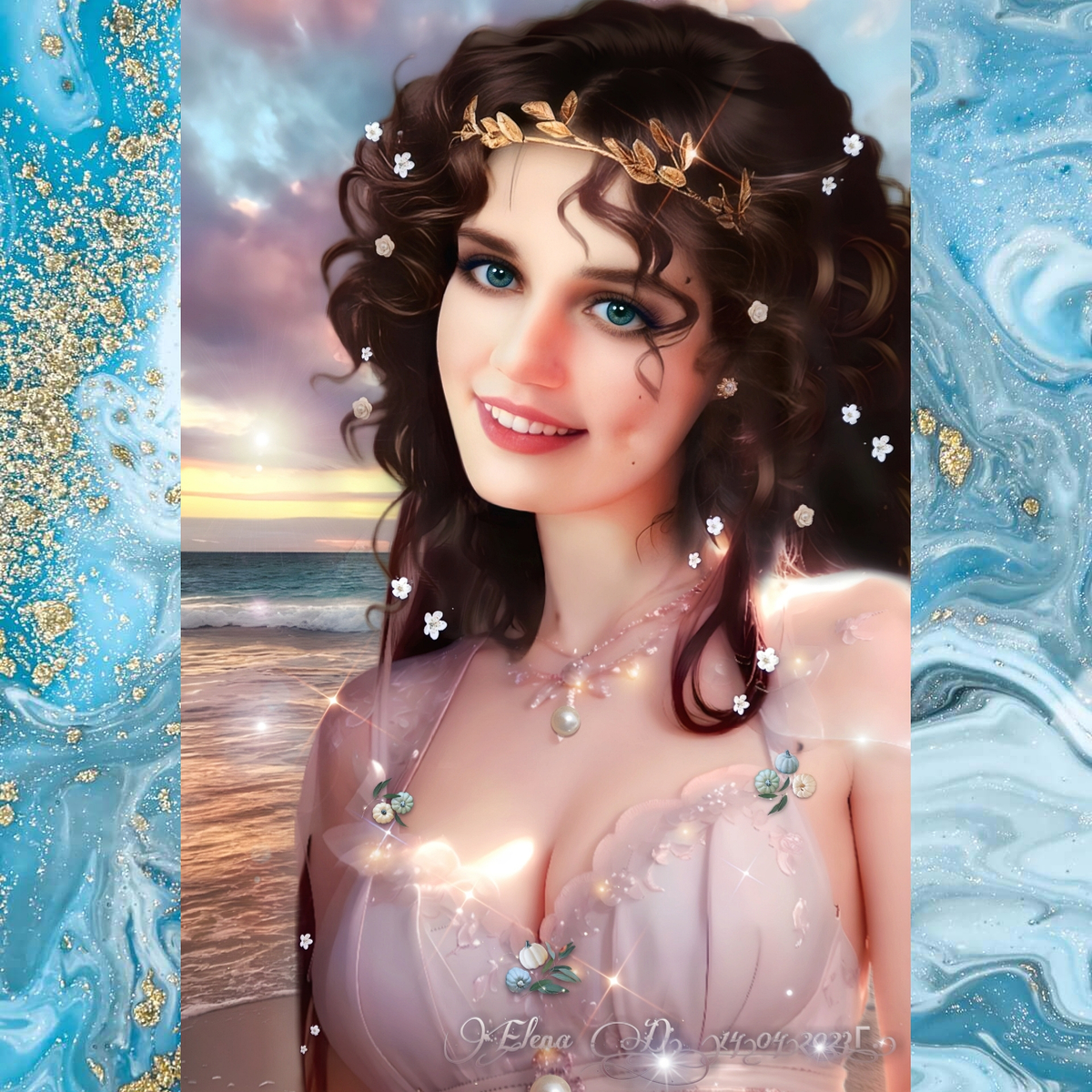 Творческий автопортрет Елены Dанилиной (14 апреля 2023г.)