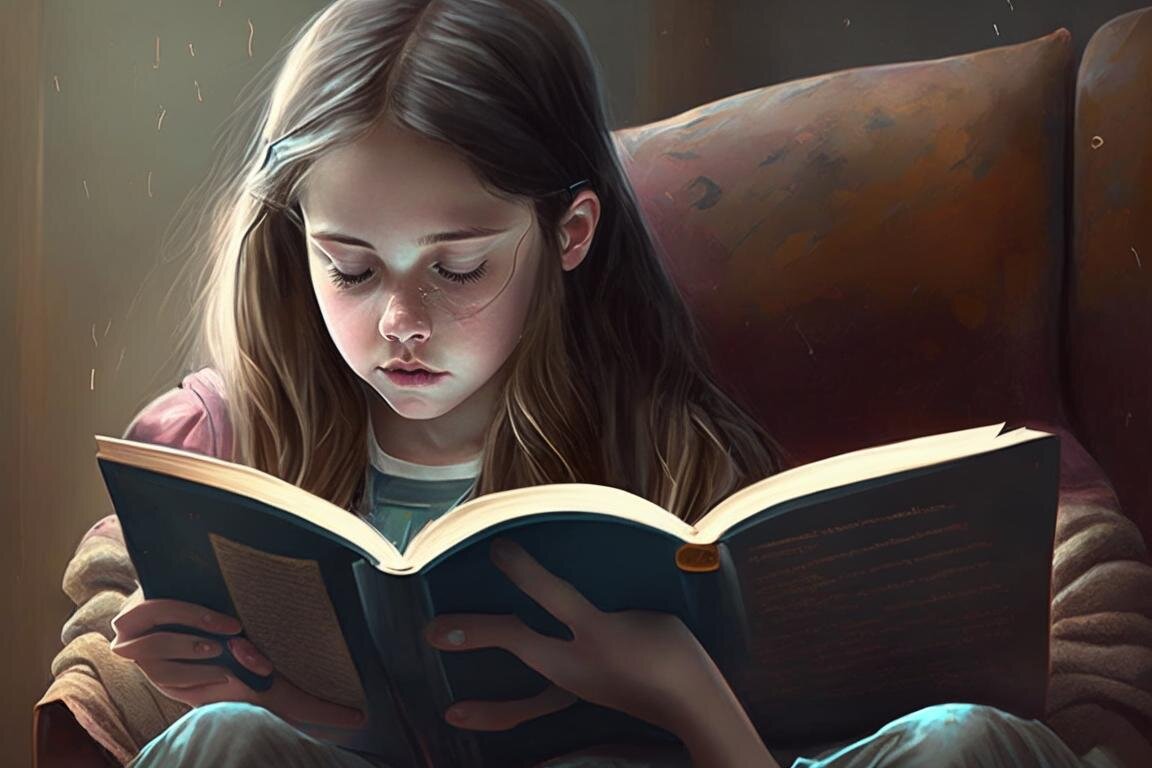 Рудалл от Сбера немного подвел.. Генерация на тему "девушка читает электронную книгу"