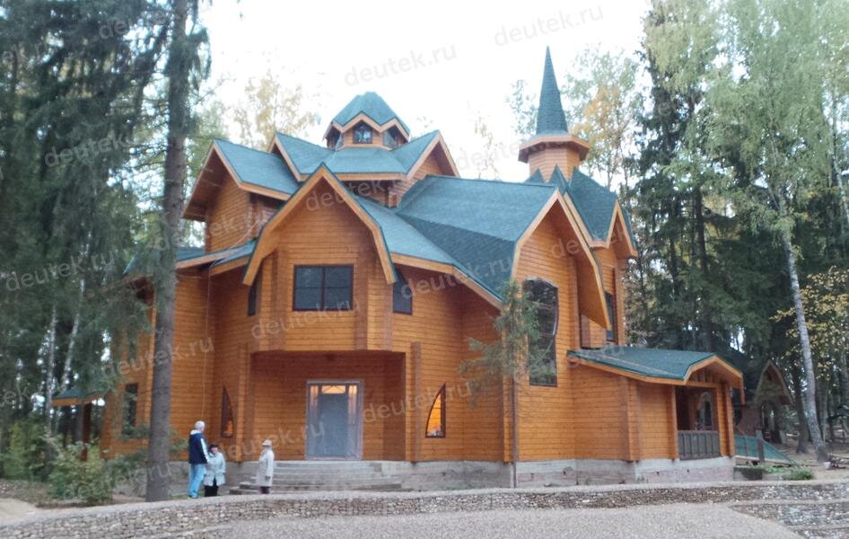 Проект трёхэтажного дома 528 м2 в стиле барокко с мансардным этажом и эркерами - PA-49