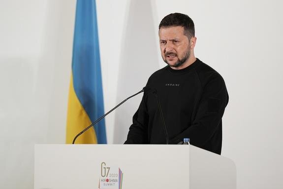    Президент Украины Владимир Зеленский в Хиросиме, POOL / globallookpress.com