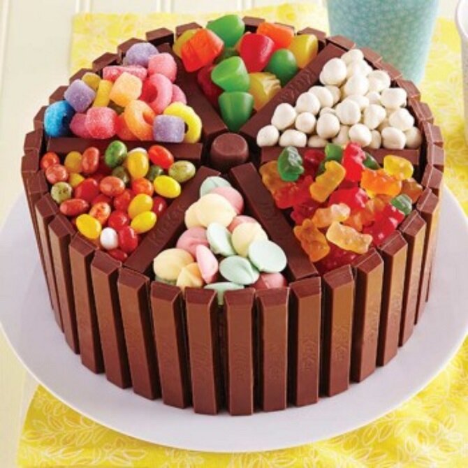 Торт в виде конфеты - 84 фото