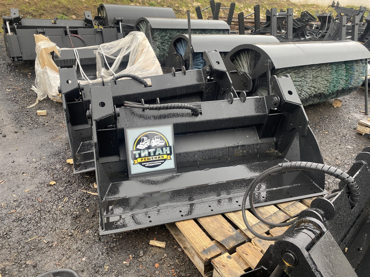 Ковш 4в1 челюстной на мини-погрузчик 