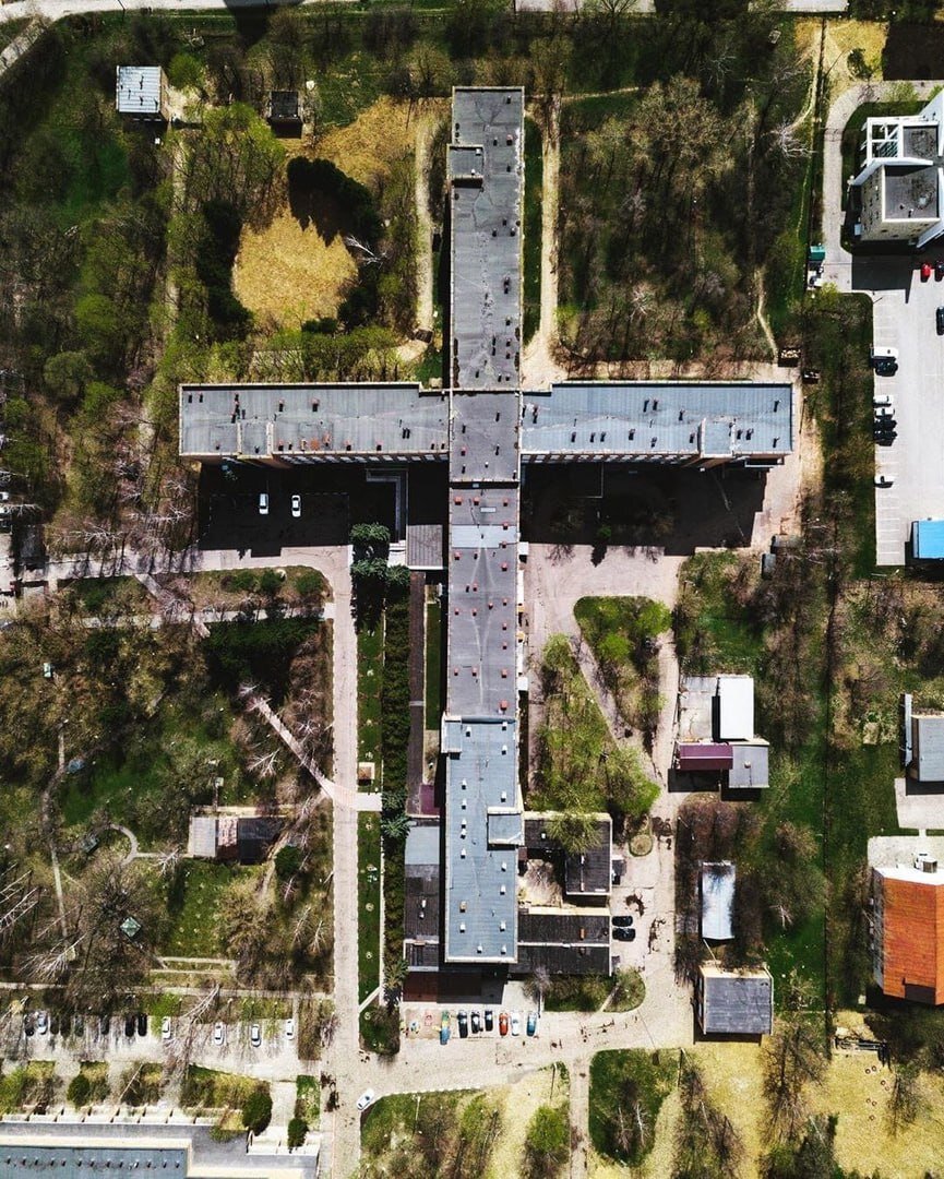 Медсанчасть 123 в Одинцово с высоты птичьего полета. Фото: https://t.me/odintsovo_info